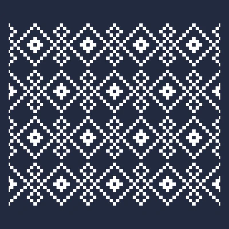 Weihnachtlicher Uni-Pullover (dunkel)