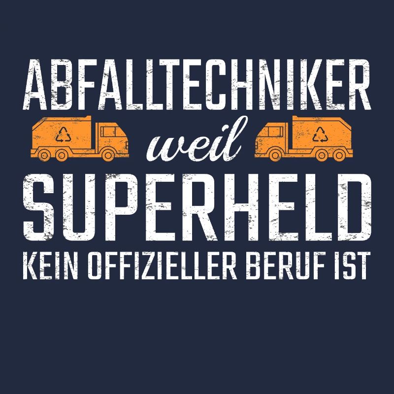 Abfalltechniker Superheld