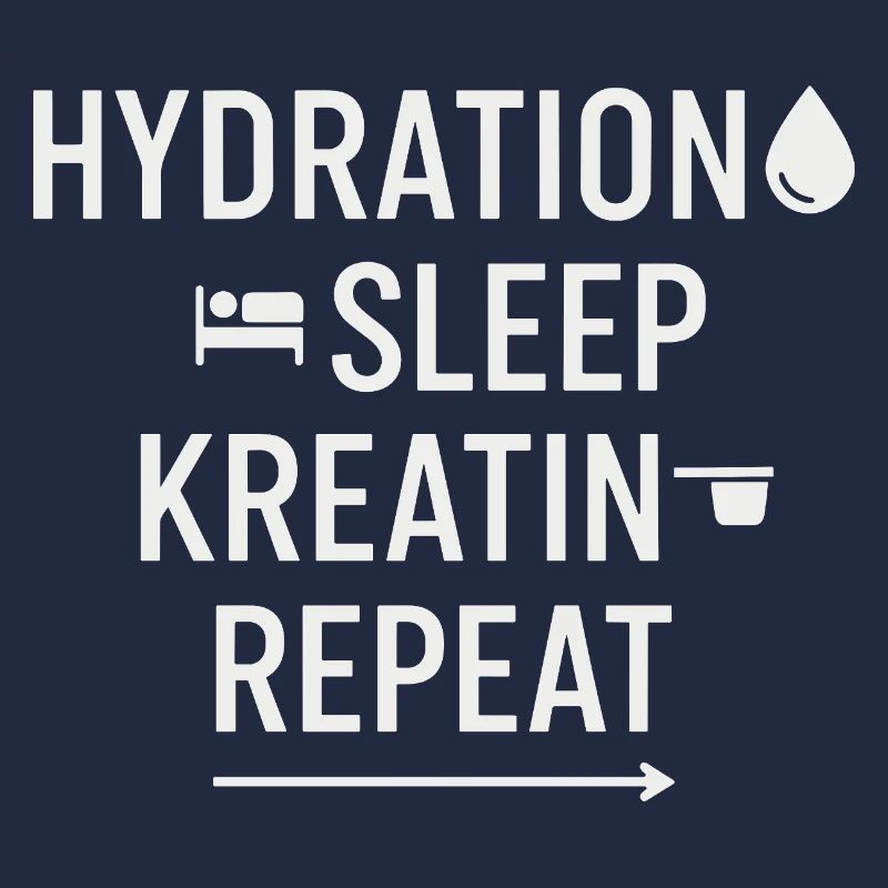 Hydration Sleep Kreatin Repeat