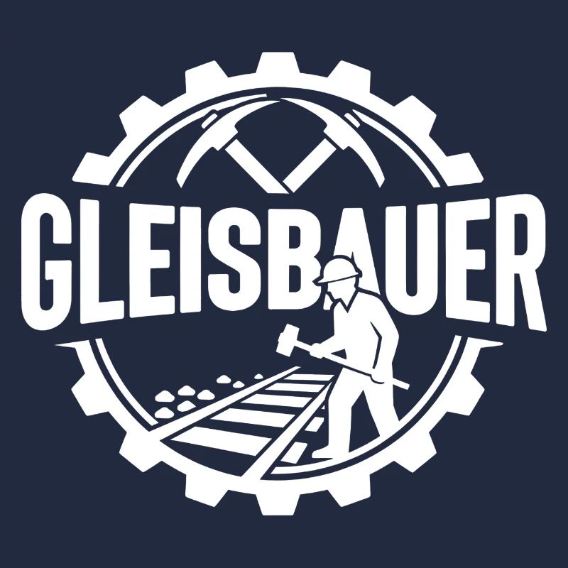 Gleisbauer Baustelle Eisenbahn