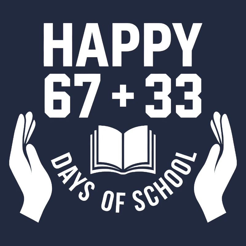 Joyeux design de célébration des 100 jours scolaires
