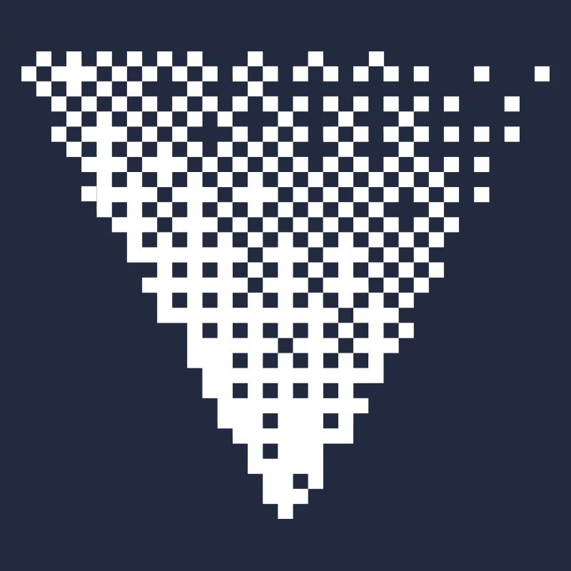 Triangular Halftone Pixel Grid