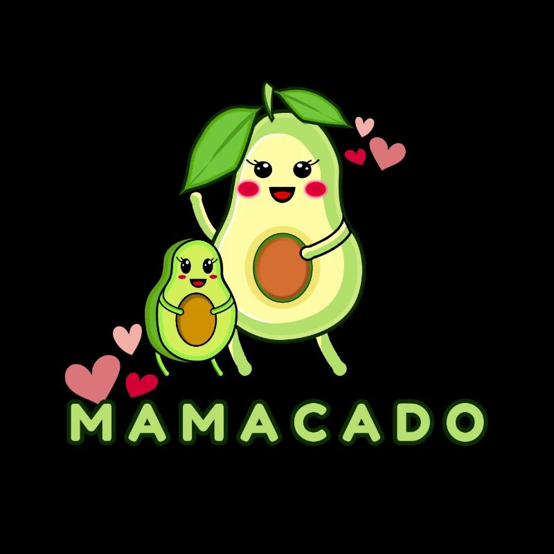 Lustiger Spruch Mamacado Avocado