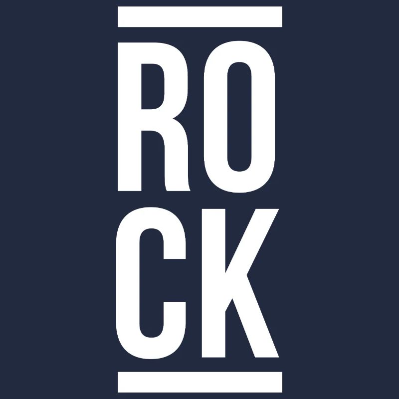 Typographie verticale Rock Bold