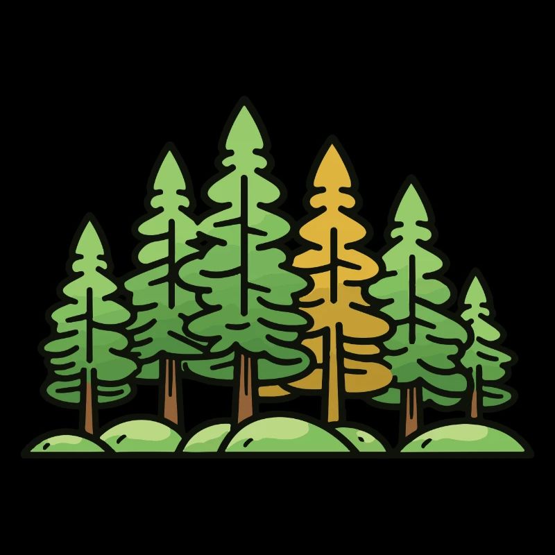 Wald Landschaft Bäume Natur