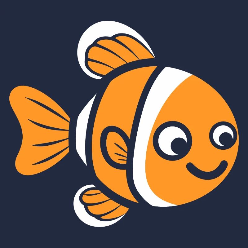 Humor Kleiner Clownfisch