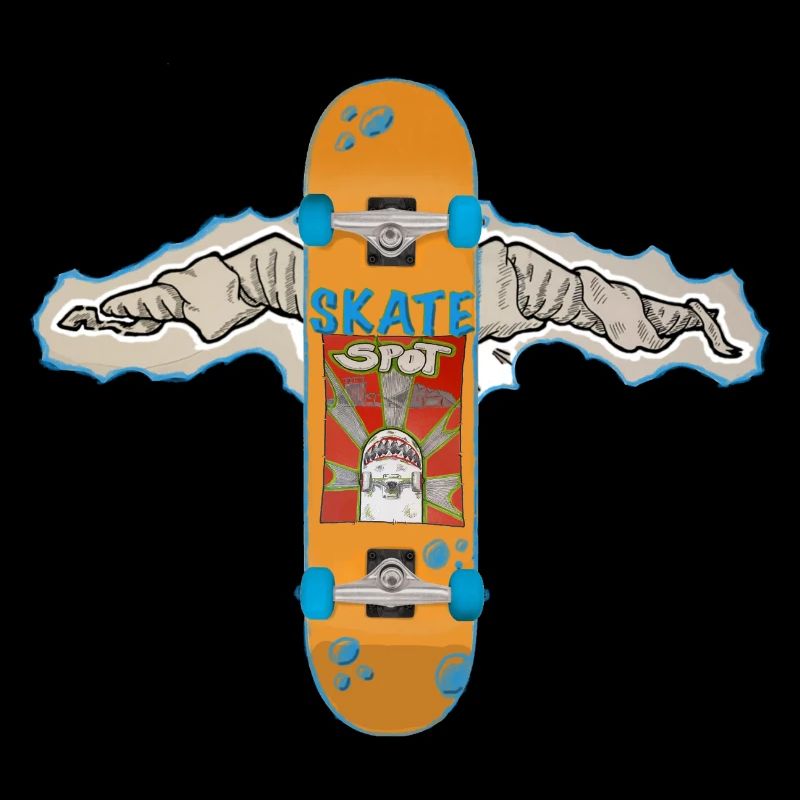 Skateboard wings
