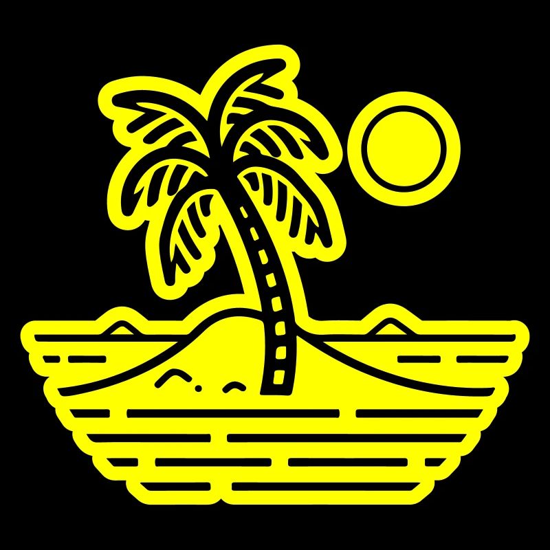 Palmiers symbole de l’été insulaire