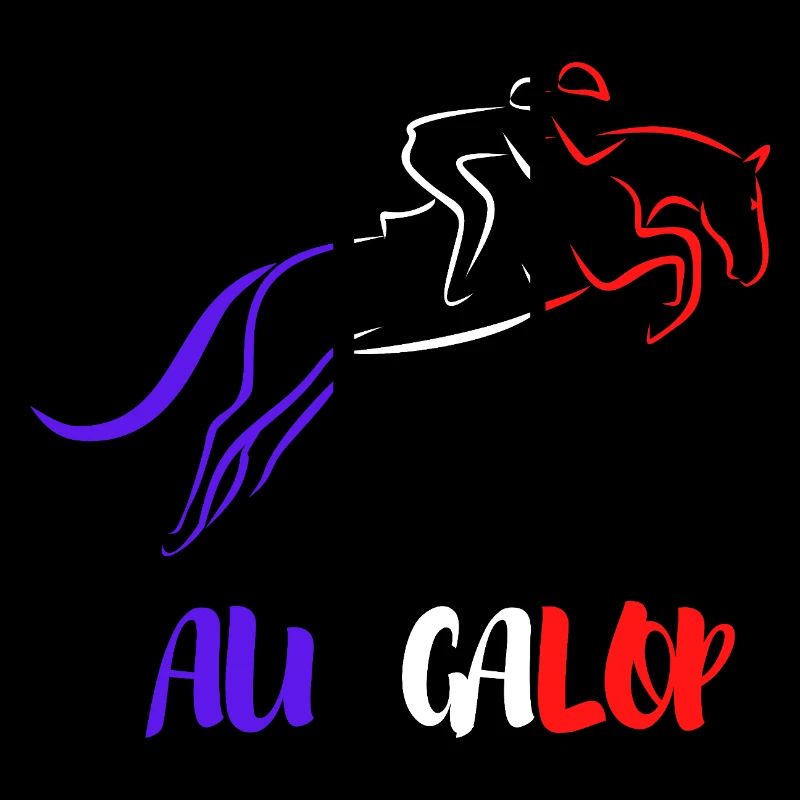 Au GALOP Bleu Blanc Rouge