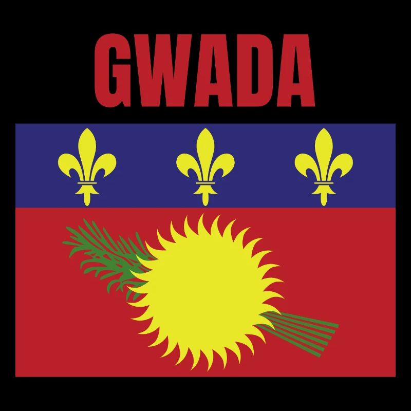 T-shirt GWADA drapeau Guadeloupe