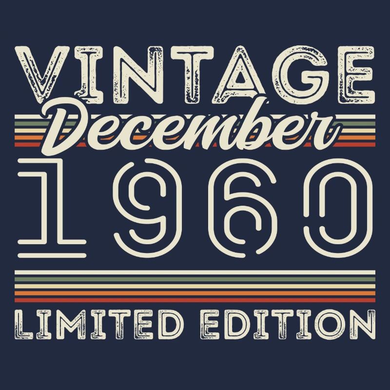 Vintage December 1960 - 65th Anniversary December