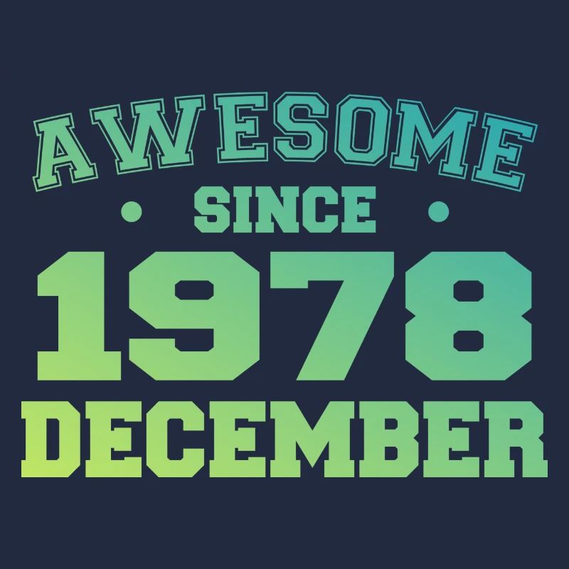 December 1978 Birthday - December 1978 Gift