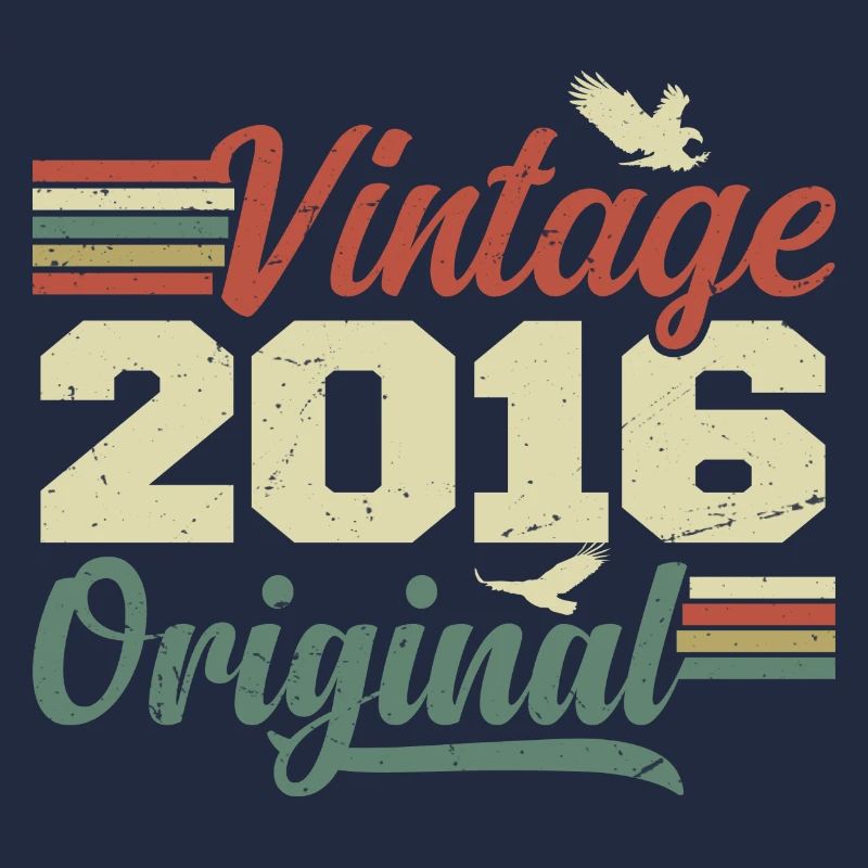Vintage 2016 Retro Anniversary Gift