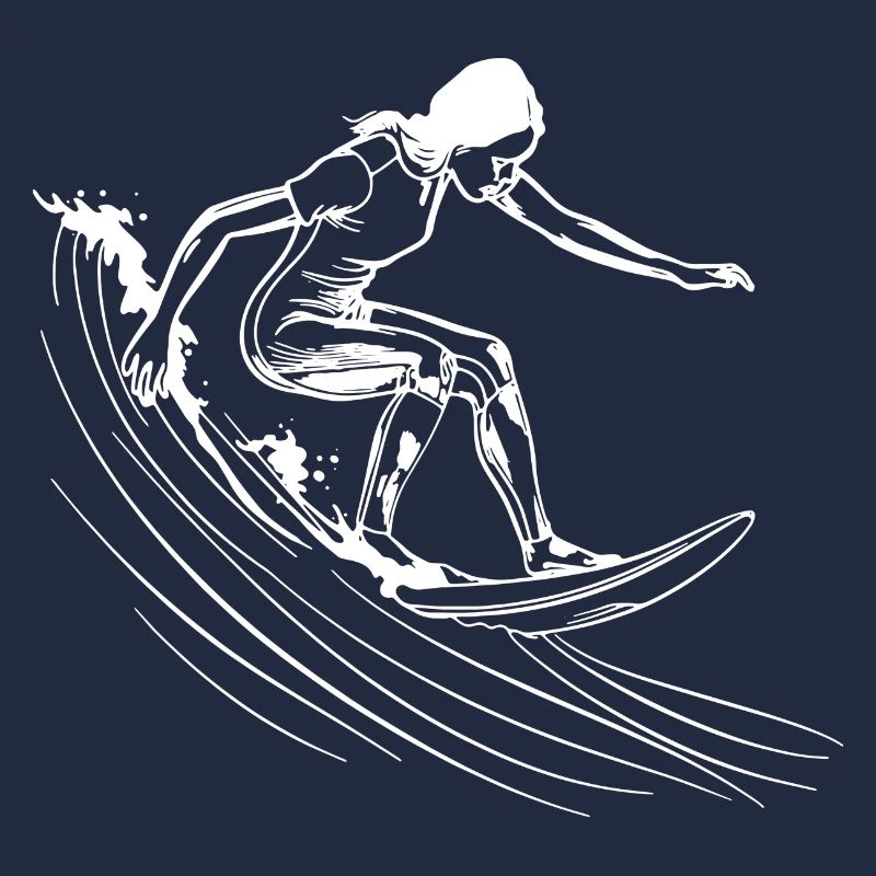 Surfen Mädchen