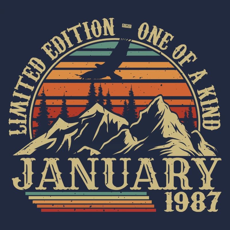 Janvier 1987 - Cadeau Anniversaire Janvier 1987
