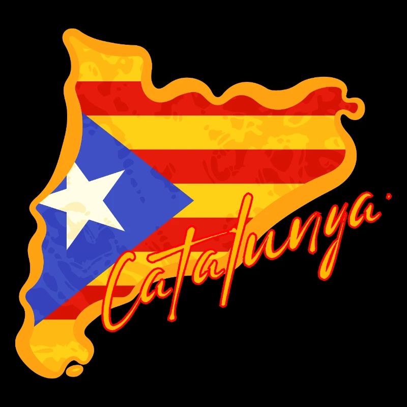 J'aime la Catalogne, carte de la Catalogne