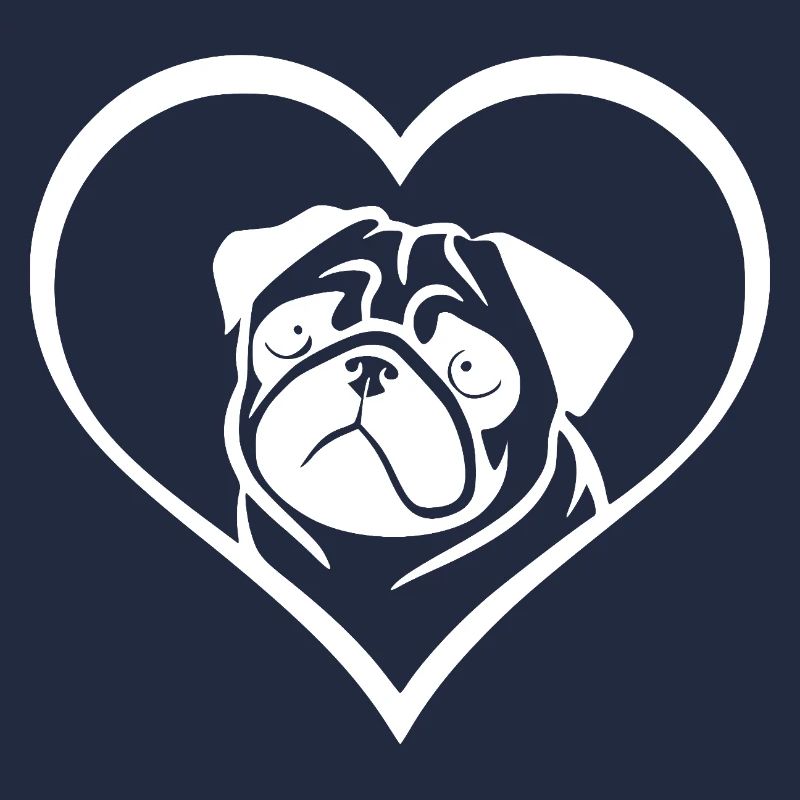 Cute Pug Design Dog Lover