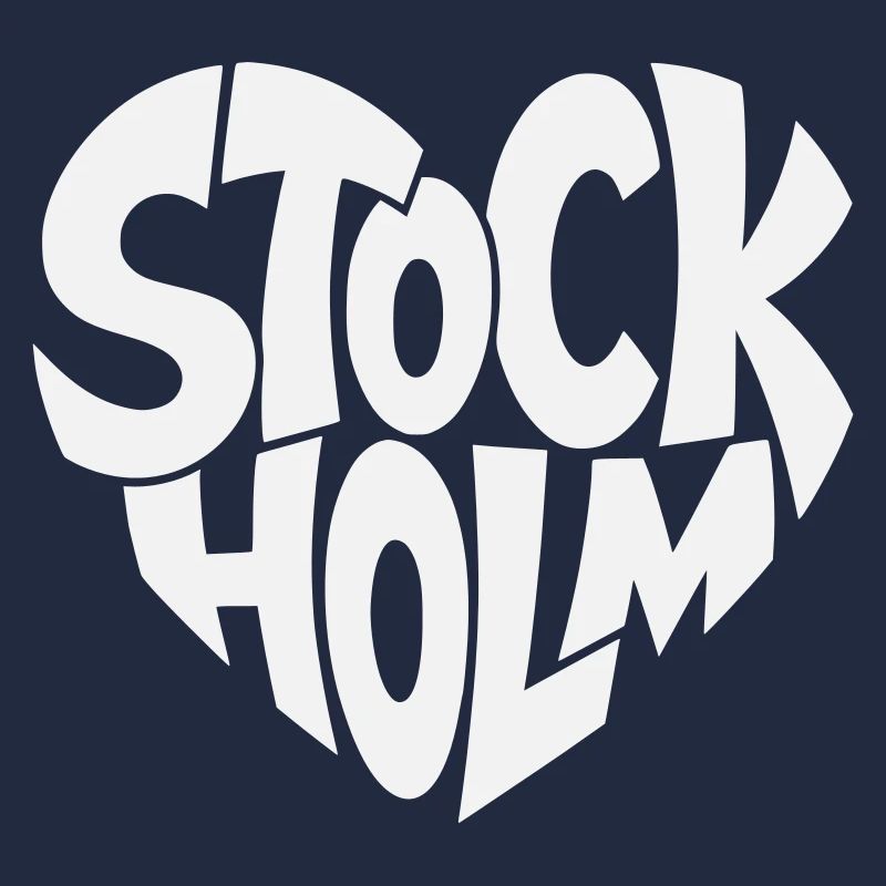 Typographie de Stockholm Suède