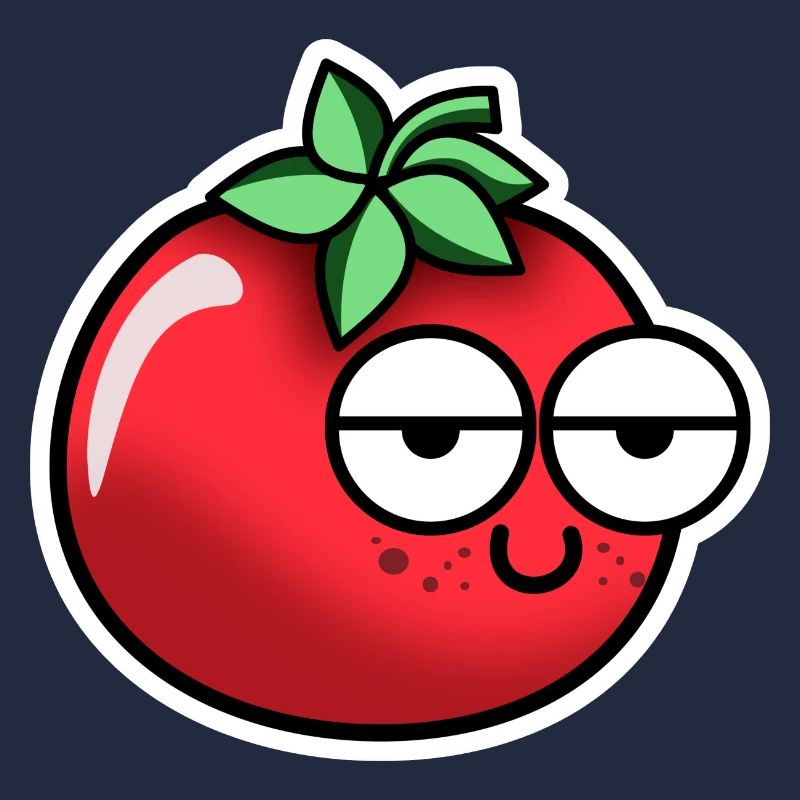 Tomato with face