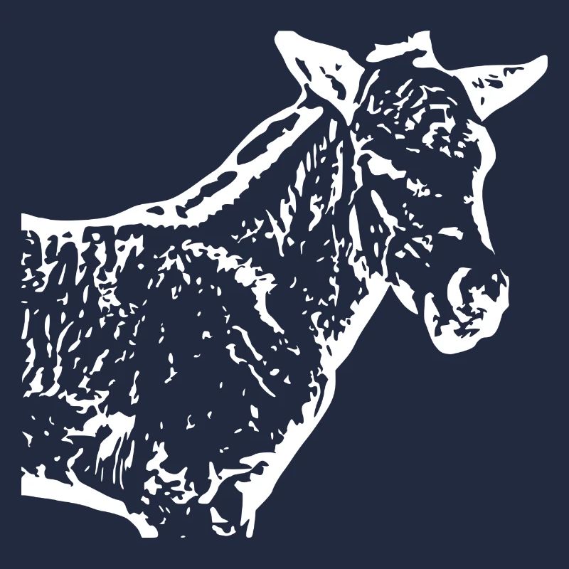cheval blanc cheval blanc t-shirt cadeau cavalier