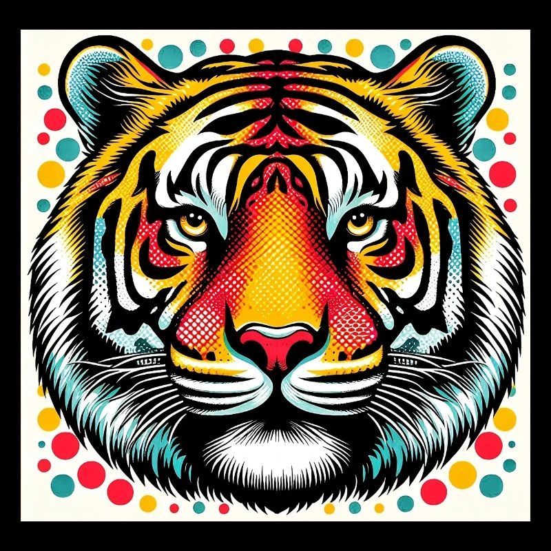 Tiger Pop Art
