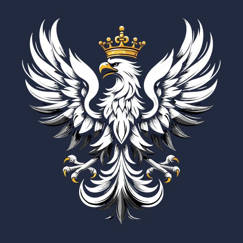 Polska Eagle Pole Polonais Aigle Blanc Cadeau