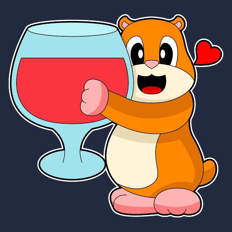 Hamster Red Wine