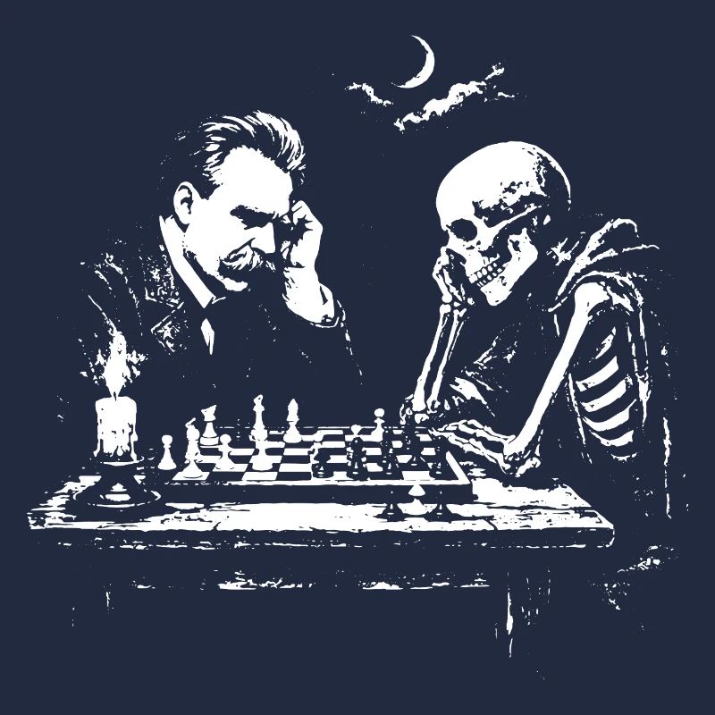 Nietzsche joue aux échecs avec Skeleton