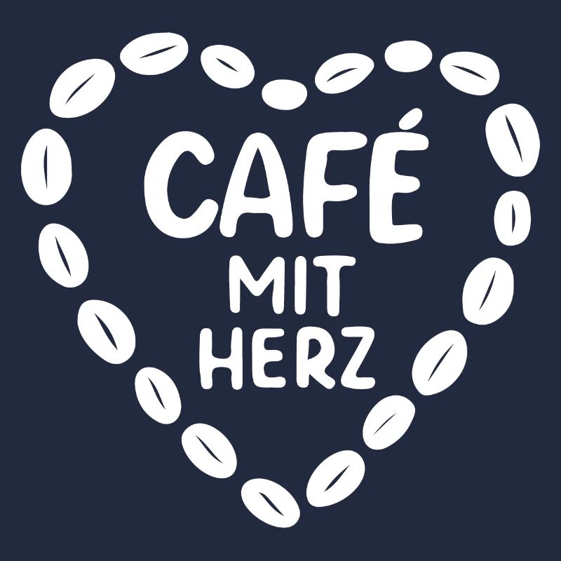 Café mit Herz Kaffeekunst