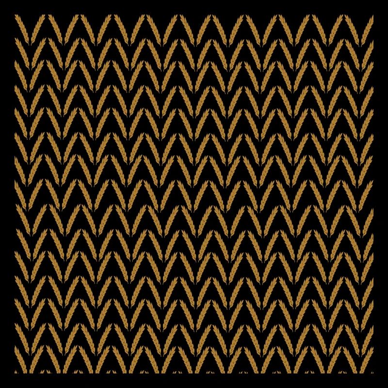 Rye ears of corn pattern, plants