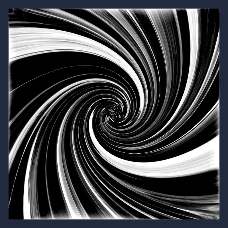 Black and white vortex