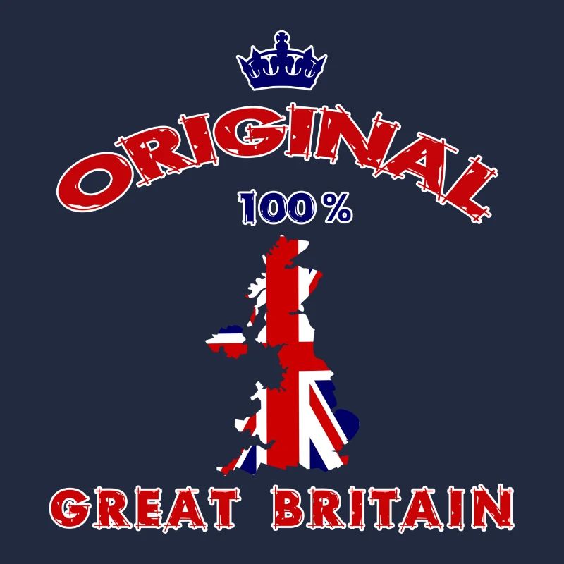 Design original 100 % drapeaux de Grande-Bretagne.