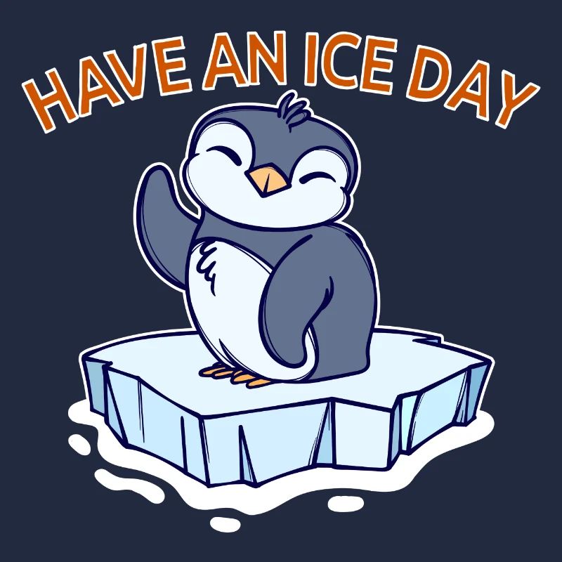 Antarctique Ice Cold Penguin Déclaration Oiseau de mer