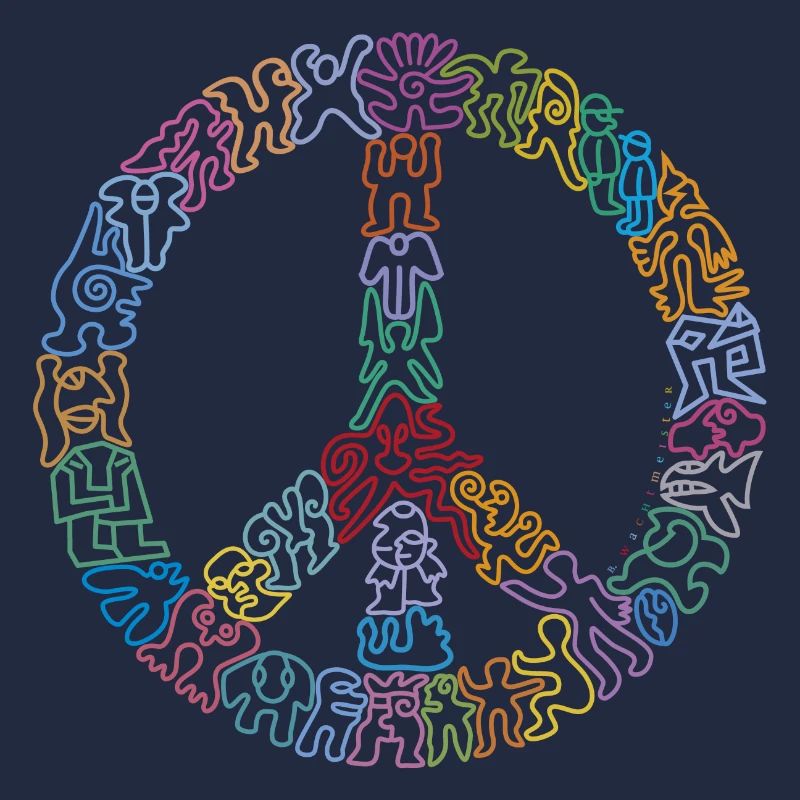 Peacezeichen-Figuren