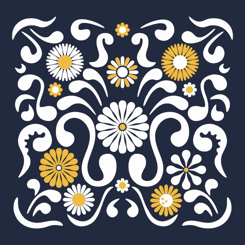 Fête des fleurs l blanc et jaune