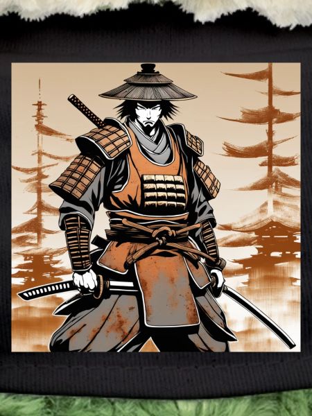 Samurai im Ocker-Rüstungsstil