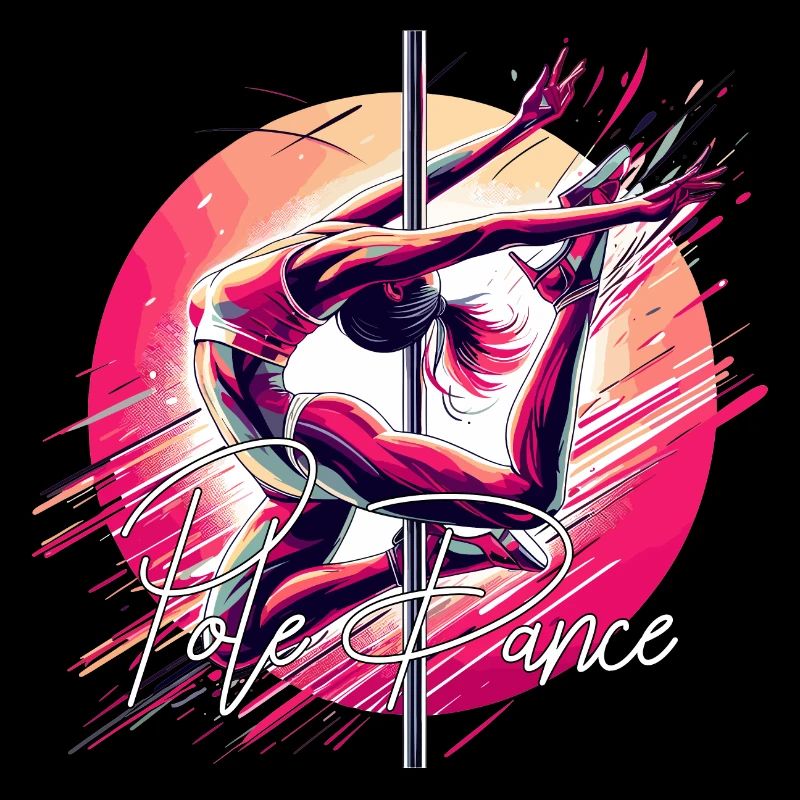 Pole Dance Dynamik pink Geschenk