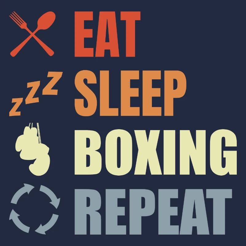 Mangia Sonno Boxe Ripeti