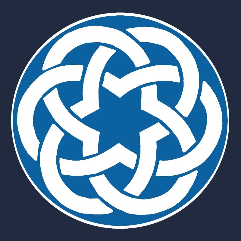 étoile celte bleu