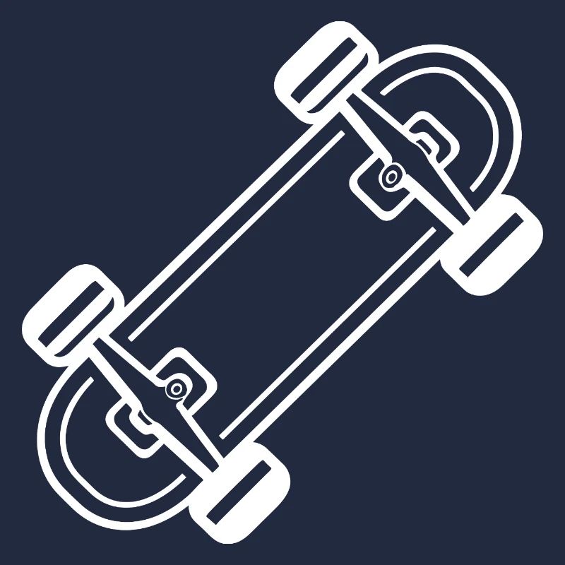 Skateboard Comic-Stil