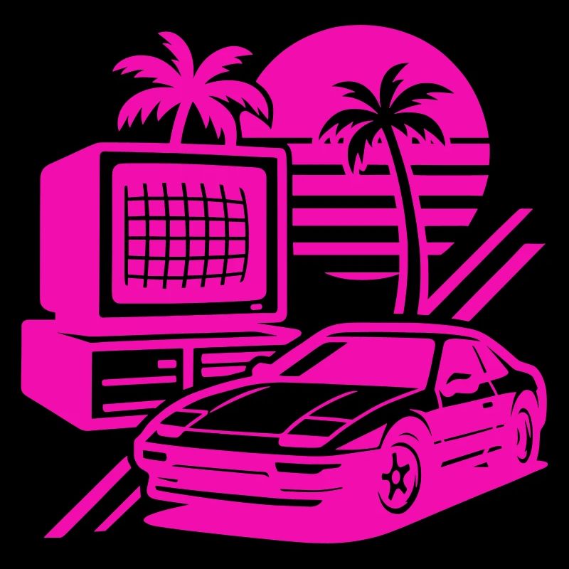 Miami Retro Pop Art