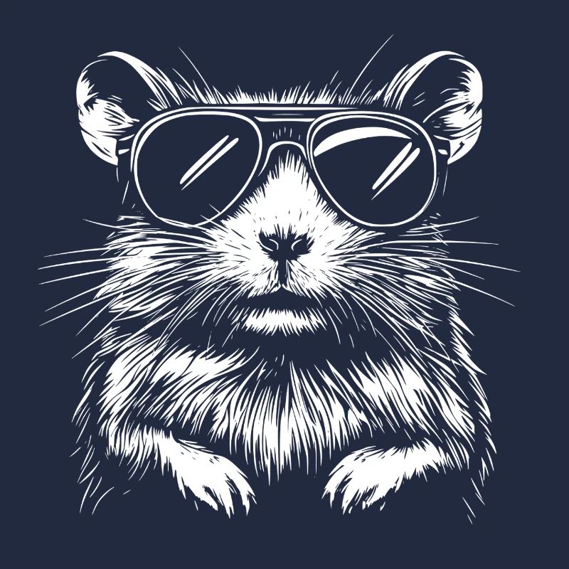 Lunettes de soleil hamster cool