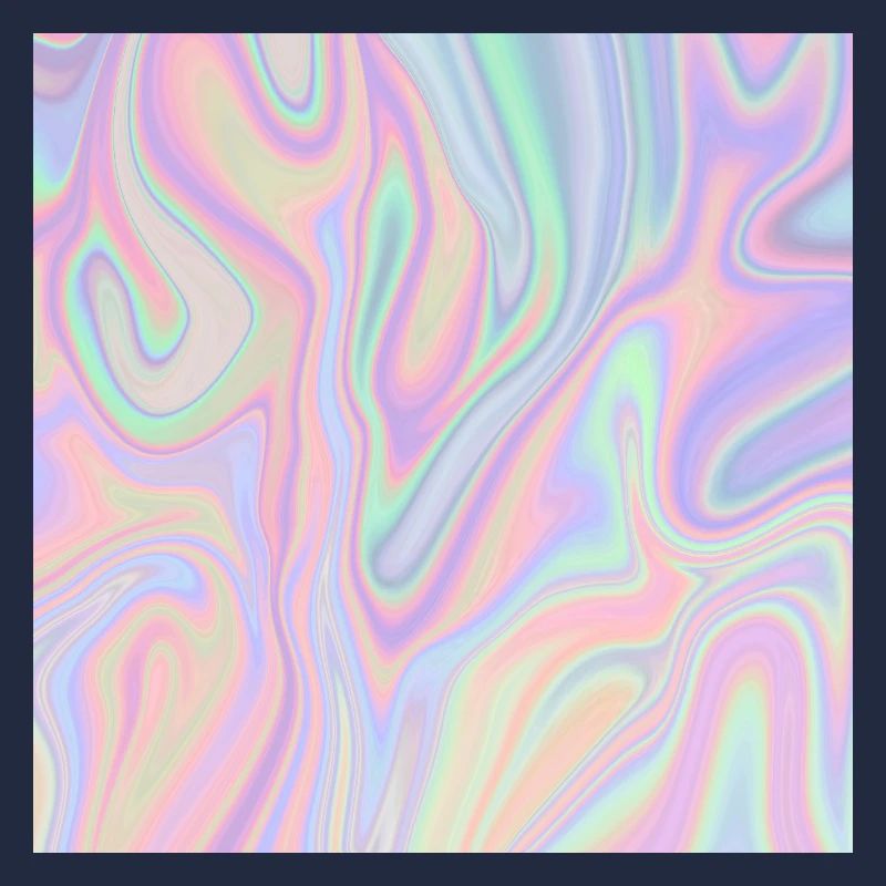 Iridescent Abstract Liquid Pastel Pattern