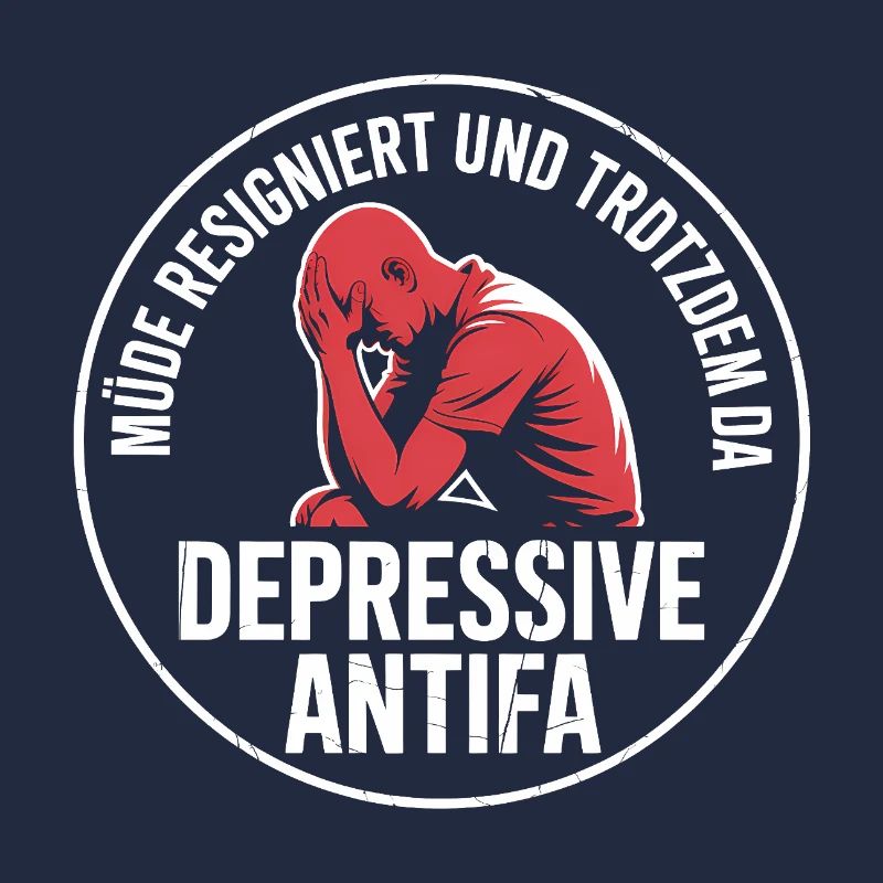 Depressive Antifa - Antifascist Merch