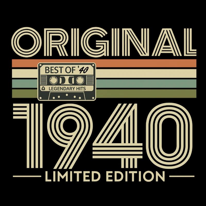 Original 1940 Retro Cassette Limited