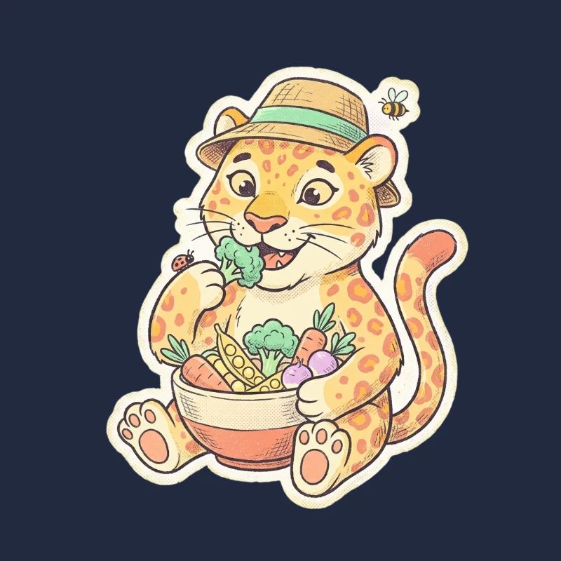 Kit léopard avec panier de légumes