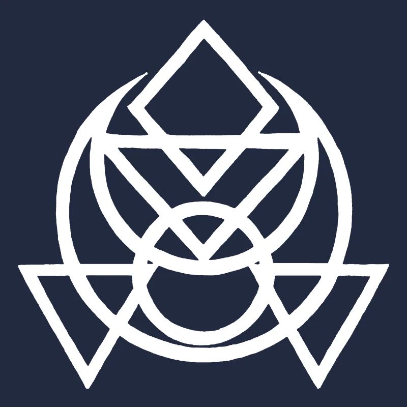 White Egyptian Esoteric Symbol