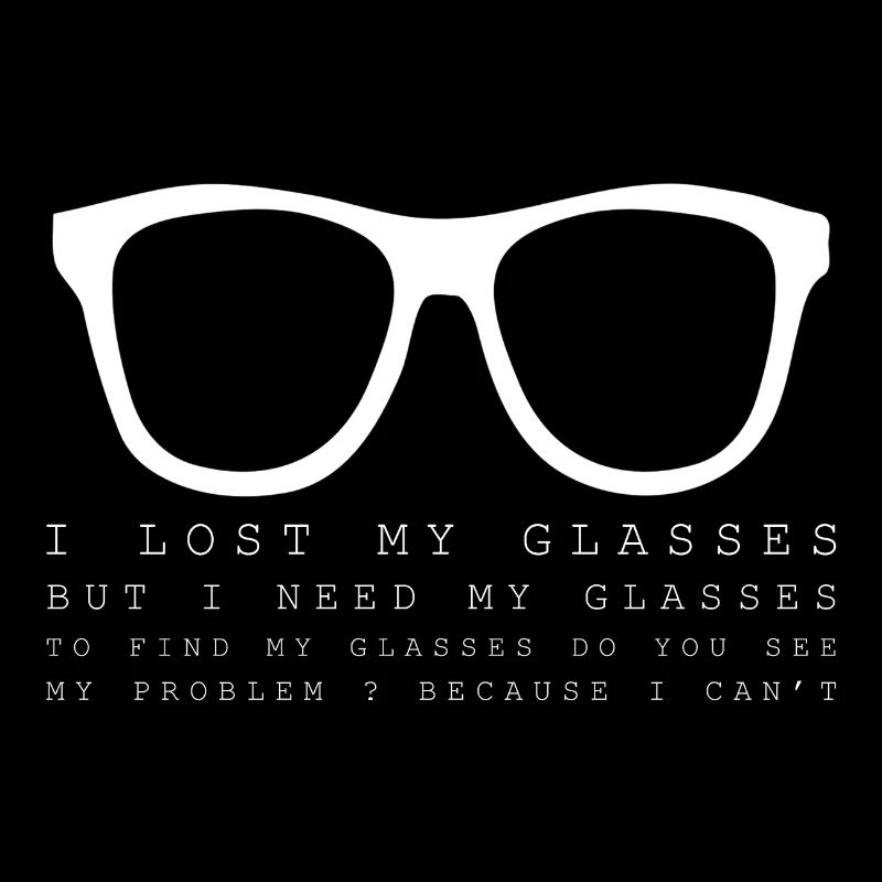 Funny glasses nerd saying funny