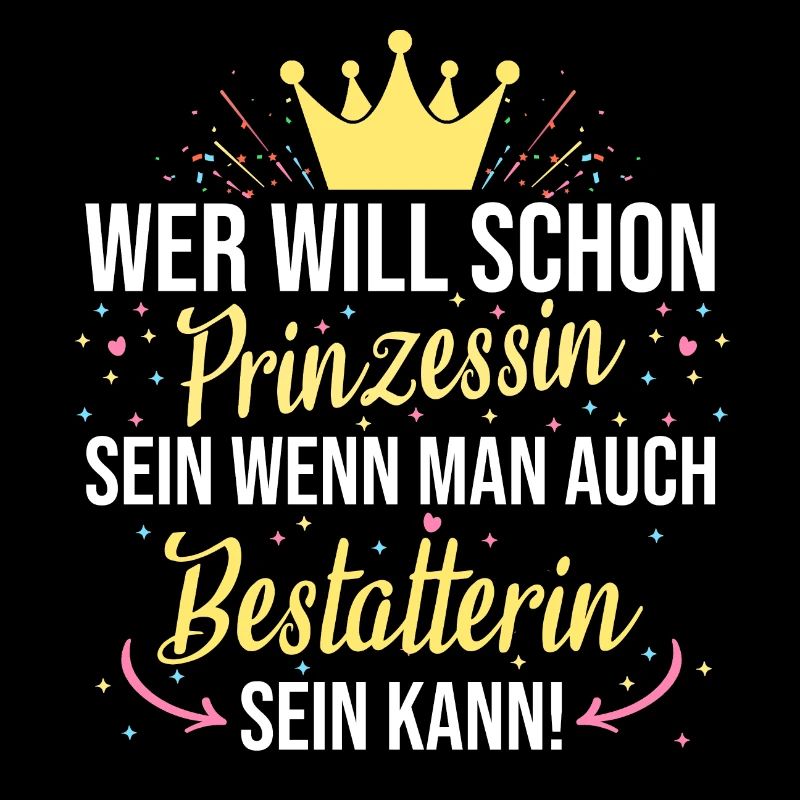 Bestatterin Bestatten Totengräber Beruf Spruch