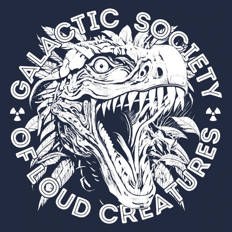 Société Galactique des Créatures Fortes - blanc